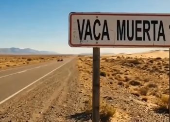 Messi y Colapinto en Vaca Muerta